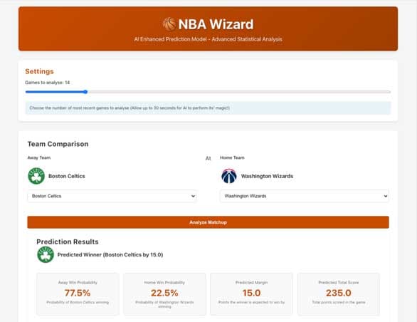 NBA Wizard Application