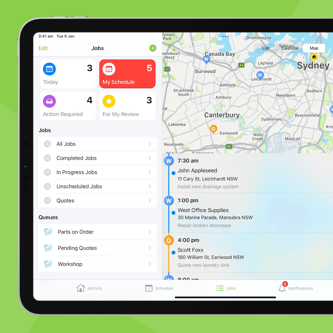 ServiceM8 Product Showcase